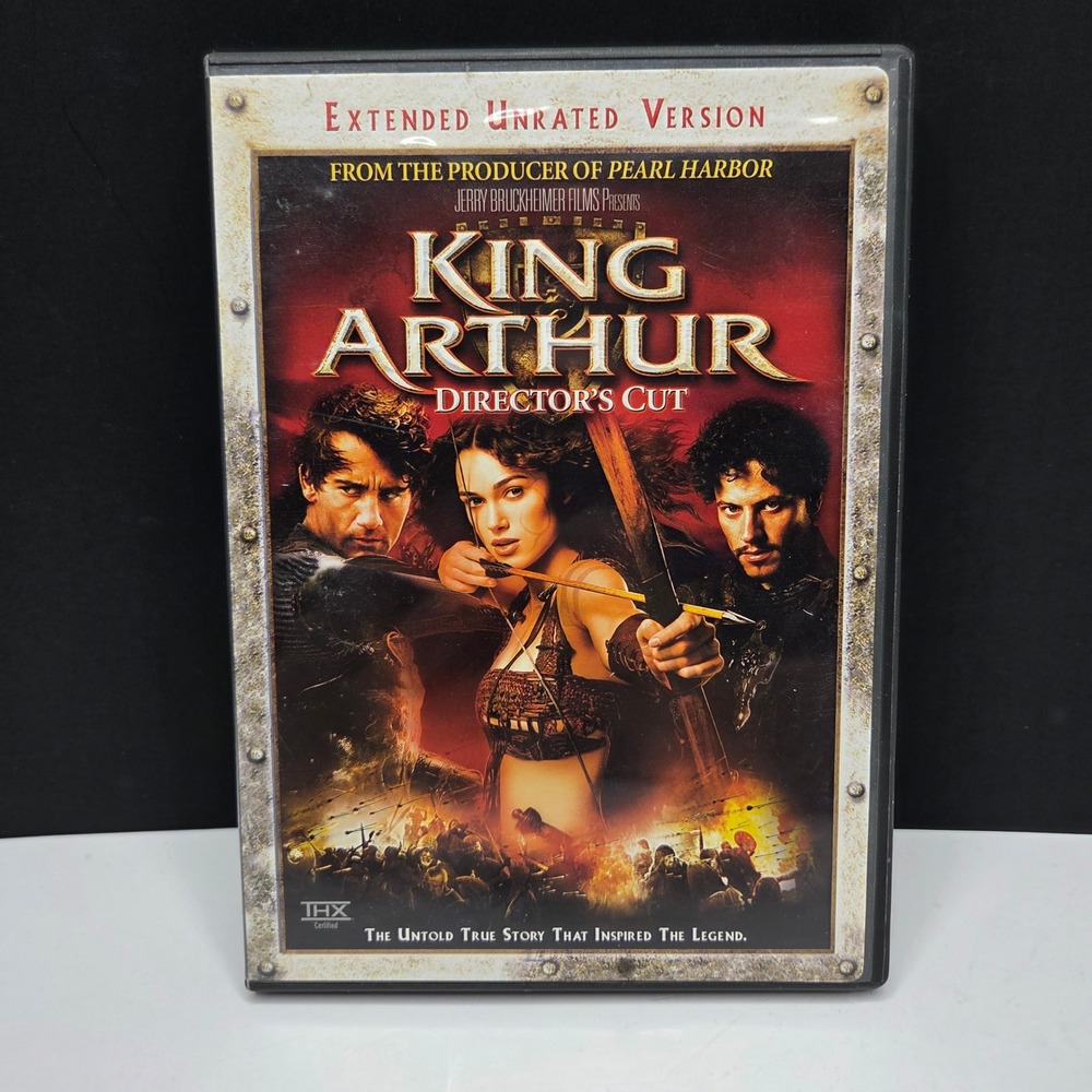 King Arthur DVD Director's Cut Extended Unrated Clive Owen Keira Knightley